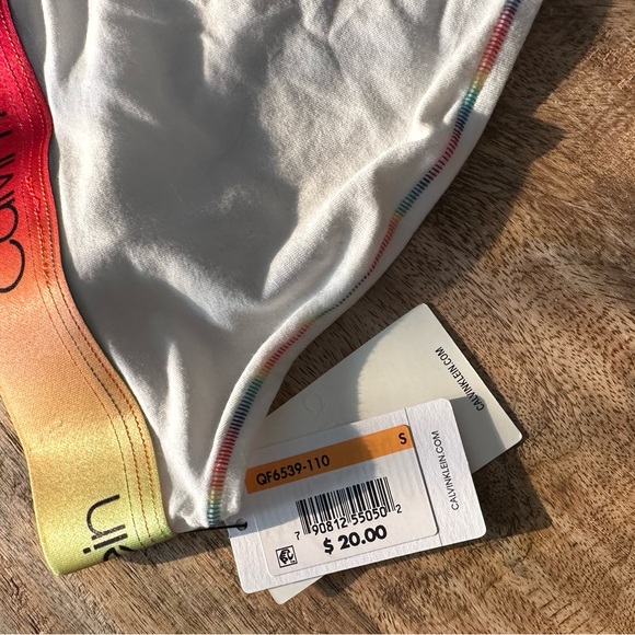 🌈NWT🌈Calvin Klein Modern Cotton Pride Bralette & Bikini Brief Set - Picture 16 of 16